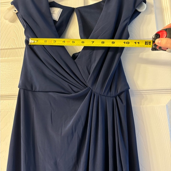 Davids Bridal navy gown - Picture 4 of 9